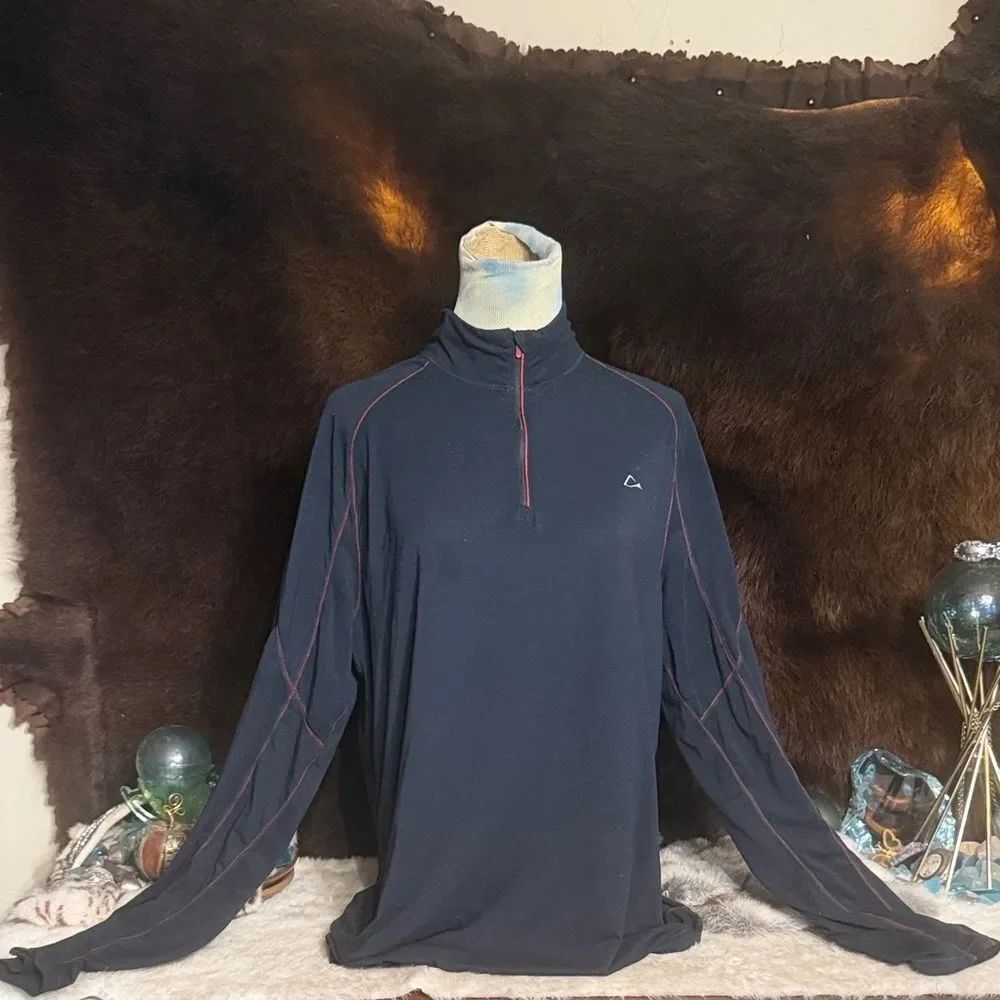 Paradox Merino Blend Pullover in Black with White Logo (3200)